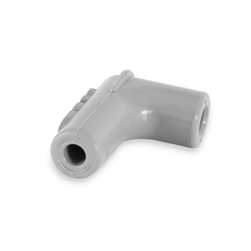 90 Deg Sprk Plug Boot,Gray Silicone100ea