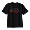 T-SHIRT, MSD RACING, Schwarz, LARGE