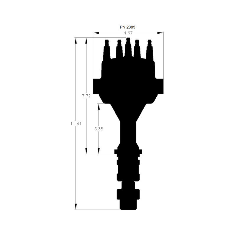 Distribuidor Dual Sync, Oldsmobile V8