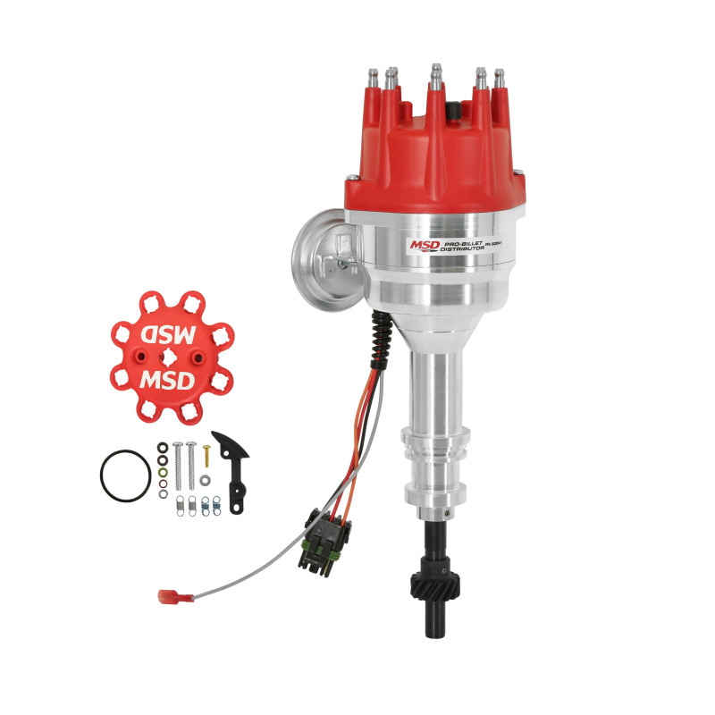 Distr., Ford 351W, pronto all'uso, ingranaggio acciaio
