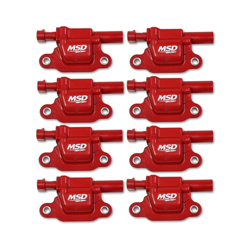 Bobine, Rosso, Square, dal '14 in poi GM V8, 8 pz
