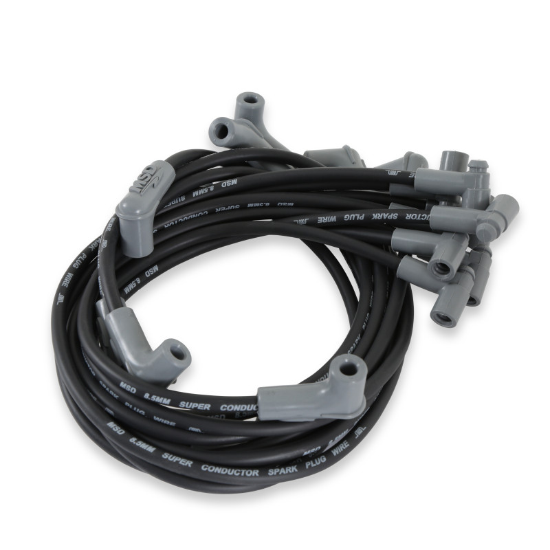 WireSet Blk SB Chevy w/HEI Cap blw mnfld