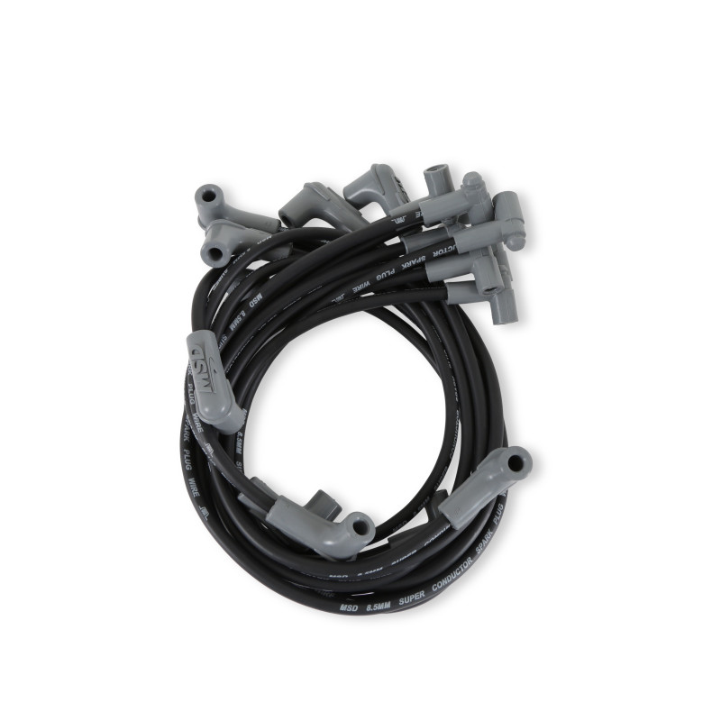 WireSet Blk SB Chevy w/HEI Cap blw mnfld