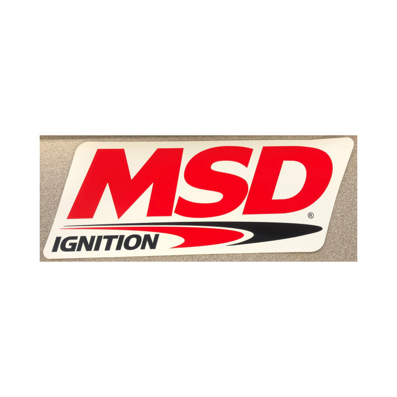 Autocollant, Contingency MSD Ignition, 9"x3.5"