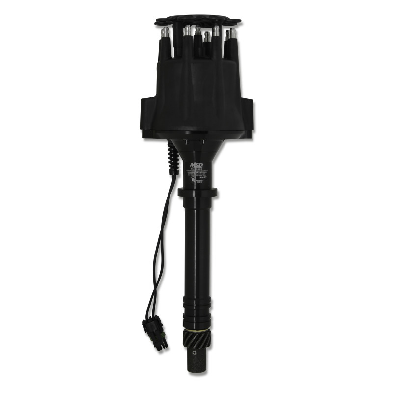 Distribuidor de encendido negro, Chevy V8 Marino Certificado