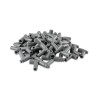 Recto, silicona gris, 50 uds.