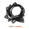 Wire Set, Black, SB Chevy Truck, 85-On