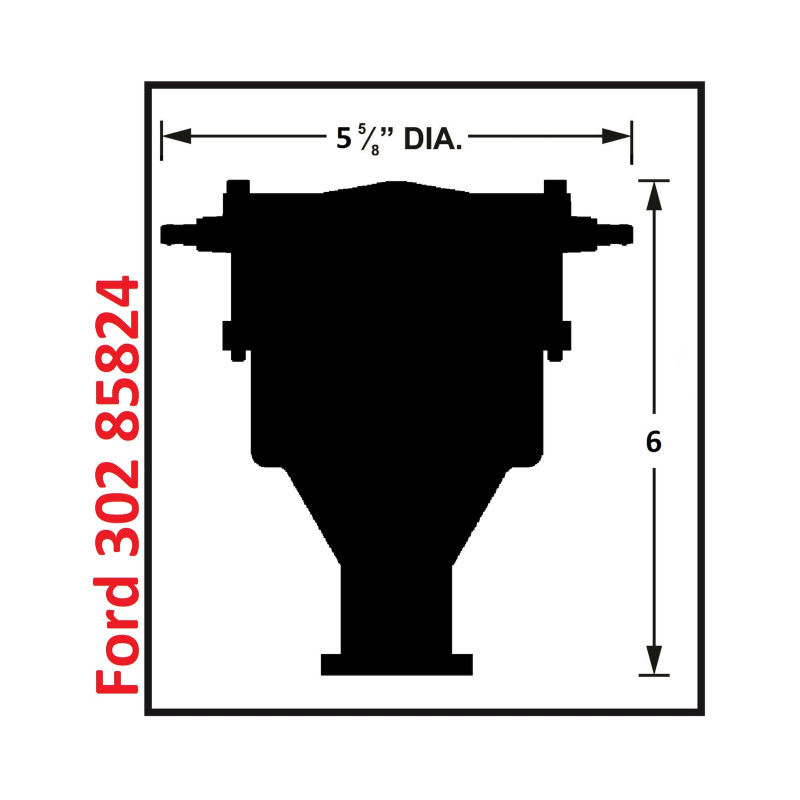 Distributeur allumage, Ford 289-302, Crab Cap
