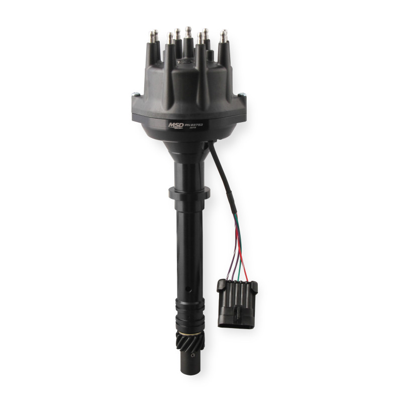 Dist., Black, Dual Sync, Chevy SB / BB