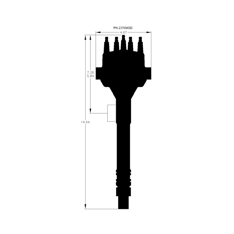Verteiler, Dual Sync, Chevy Tall Deck