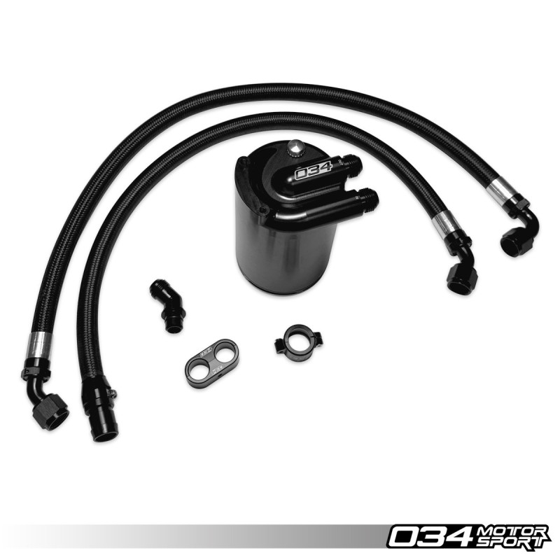 Kit Catch Can billet 034Motorsport pour VW Golf 8 GTI et Audi A3/S3 8Y (MQB Evo)