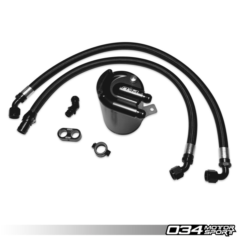 Kit catch can in billet 034Motorsport per VW Golf 8 GTI e Audi A3/S3 8Y (MQB Evo)