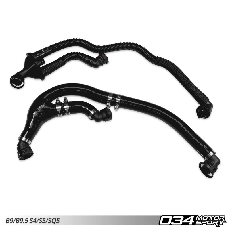 Kit durites de reniflard PCV 034Motorsport V2 pour Audi RS4/RS5 B9 2.9 TFSI (EA839)