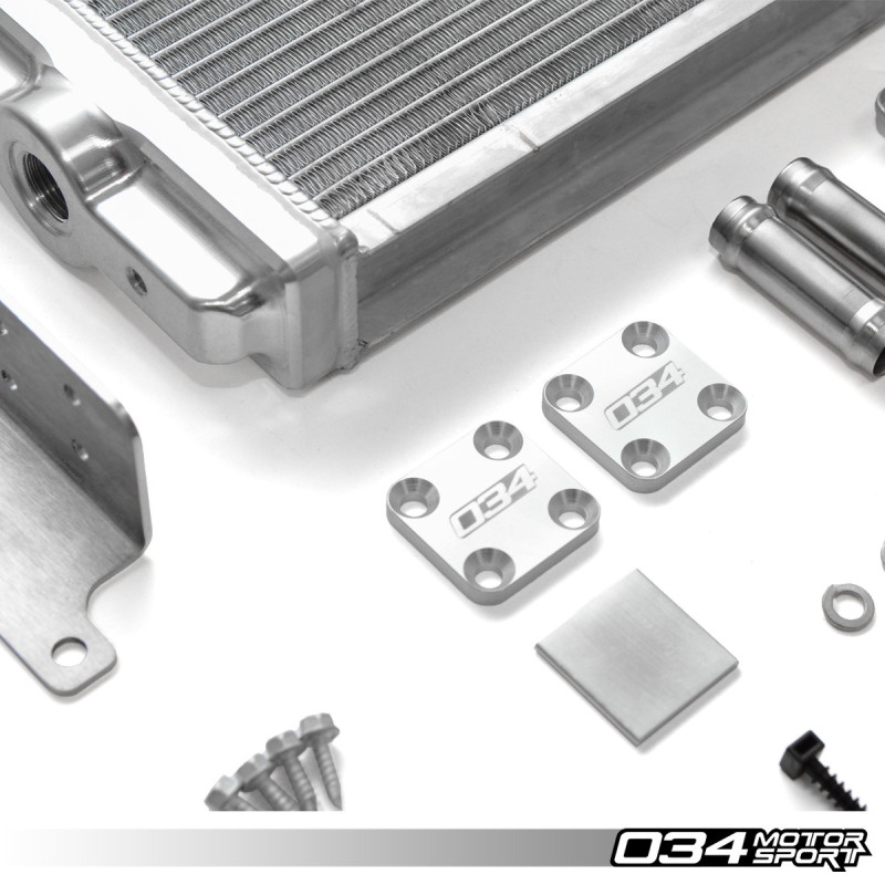 Reinforced Supercharger Heat Exchanger Kit 034Motorsport for Audi A6/A7 C7/C7.5 3.0 TFSI