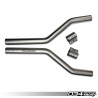 Tubi intermedi Res-X (eliminazione risonatore anteriore) 034Motorsport per Audi S4/S5 B9 3.0 TFSI