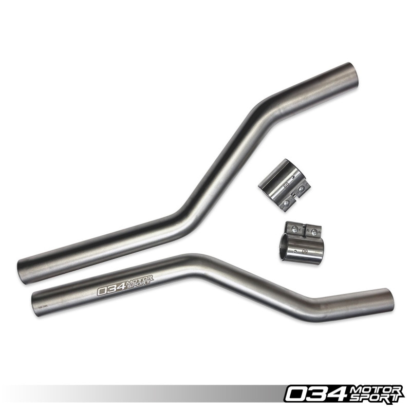 Res-X Zwischenrohre (ohne Vorderresonator) 034Motorsport für Audi S4/S5 B9 3.0 TFSI