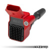 Juego de 5 bobinas de encendido de alto rendimiento rojas 034Motorsport para motores EA8XX (tipo MQB)