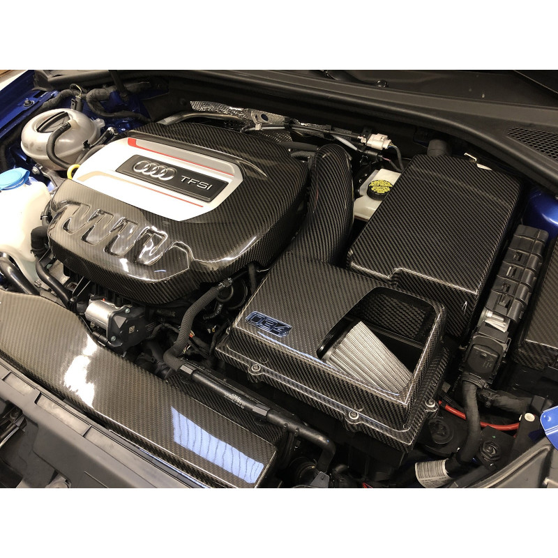 Admisión de carbono X34 Open-Top 034Motorsport para Audi A3/S3/TT/TTS 8V y VW Golf 7 (MQB)