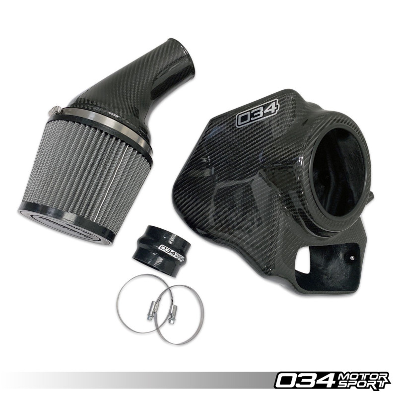 Système d'admission carbone X34 complet 034Motorsport pour Audi S4/S5 B9/B9.5