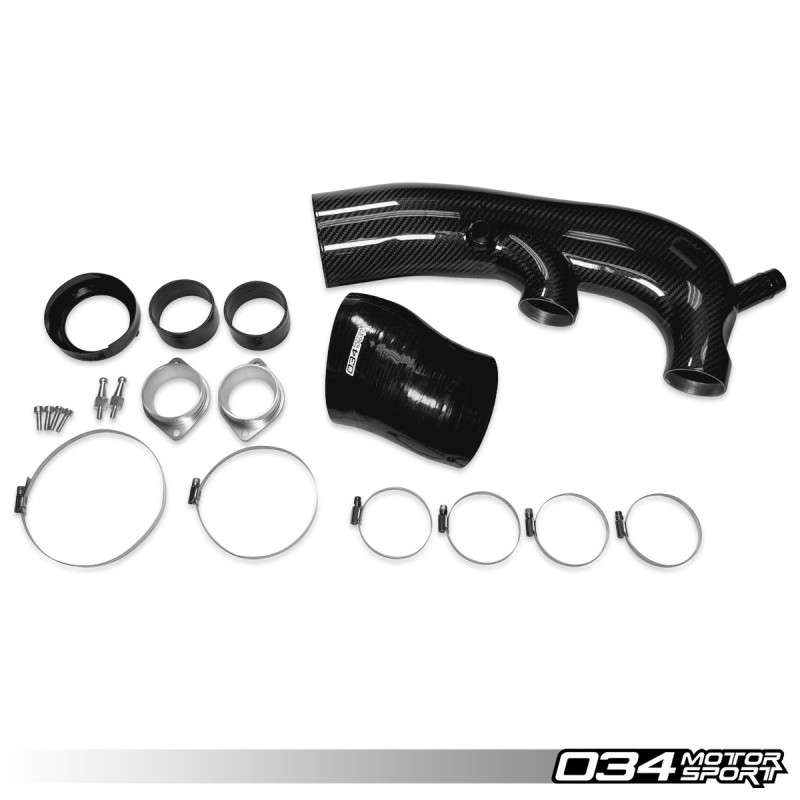 SüperDüper Carbon-Turbo-Ansaugschlauch-Kit für X34-Ansaugsystem 034Motorsport Audi RS4/RS5 B9 2.9 TFSI