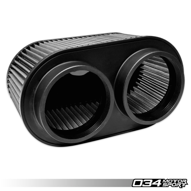 Filtro de aire cónico de alto rendimiento 034Motorsport, doble entrada de 4 pulgadas