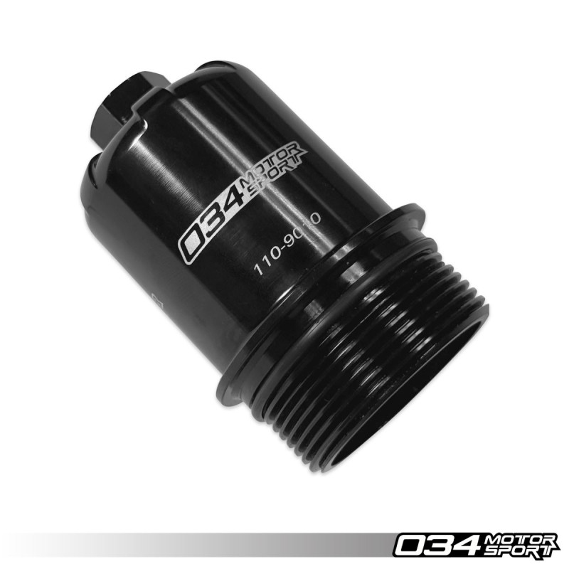 Tapa de filtro de aceite de aluminio mecanizado para caja DSG 034Motorsport para Audi 3.0 TFSI EA837 (DL501)