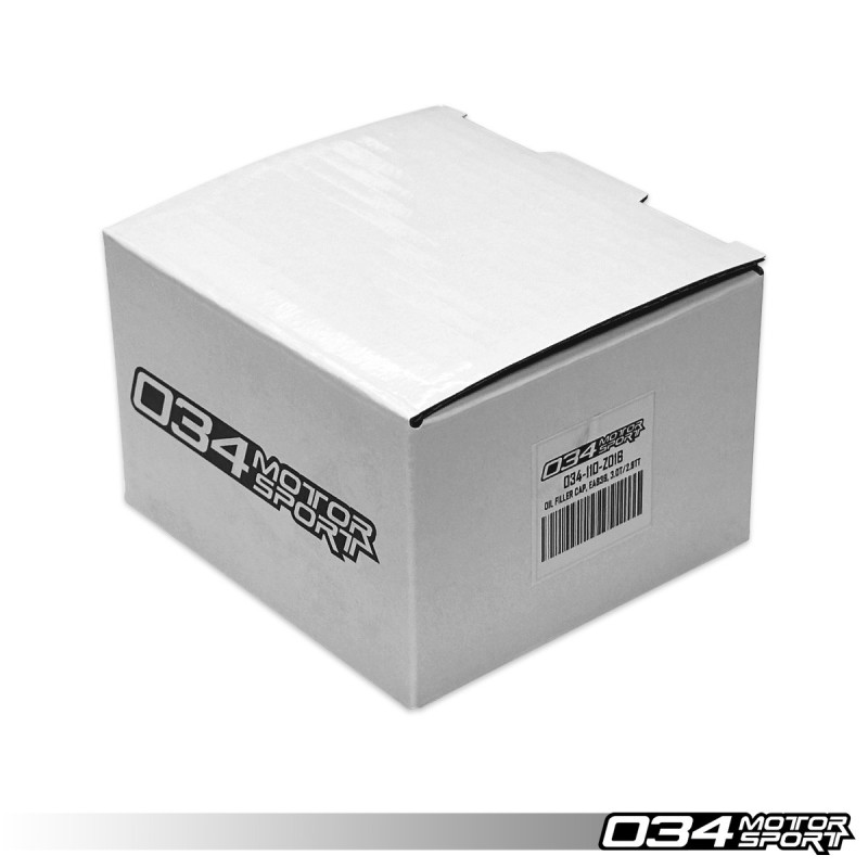 Tapón de llenado de aceite de aluminio mecanizado 034Motorsport para motores V6 EA839 (2.9T/3.0T)