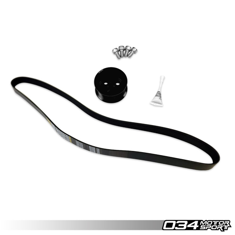 Kit puleggia compressore CREC 034Motorsport per Audi 3.0 TFSI (A6/A7 C7.5, A8 D4)