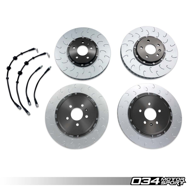 Dynamic+ Big Brake Kit 034Motorsport Stage 2 for Audi R8 Gen 1/1.5 (4.2 V8 and 5.2 V10)