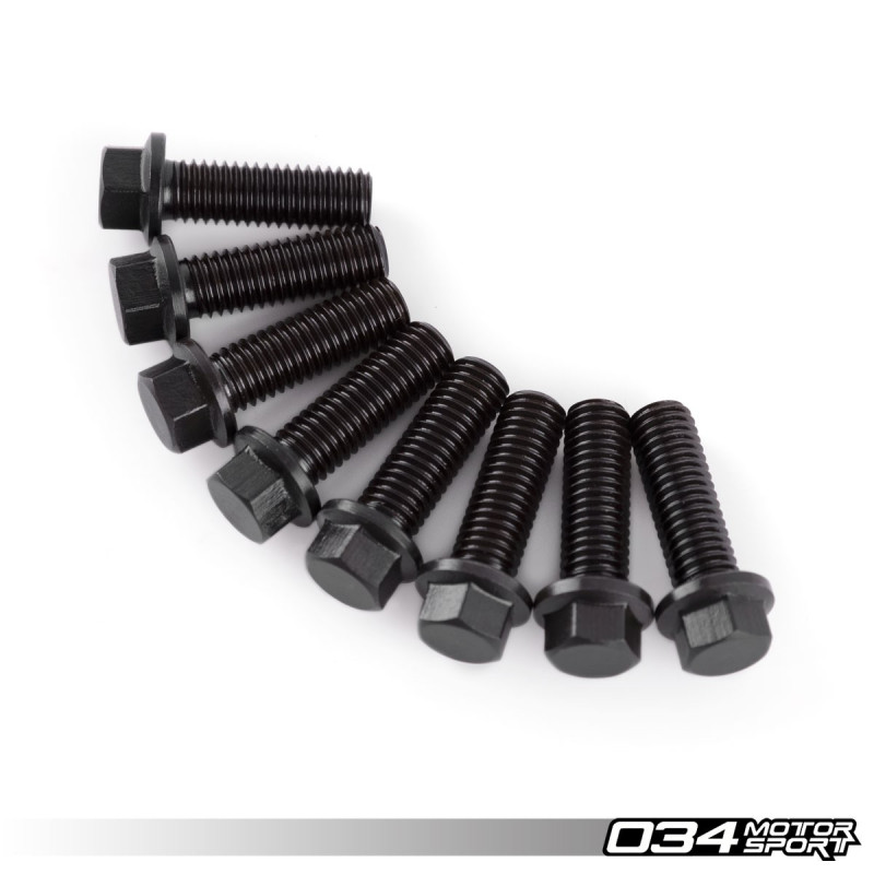 Kit de vis de poulie de vilebrequin haute résistance 034Motorsport pour Audi 3.0 TFSI EA837 (B8)
