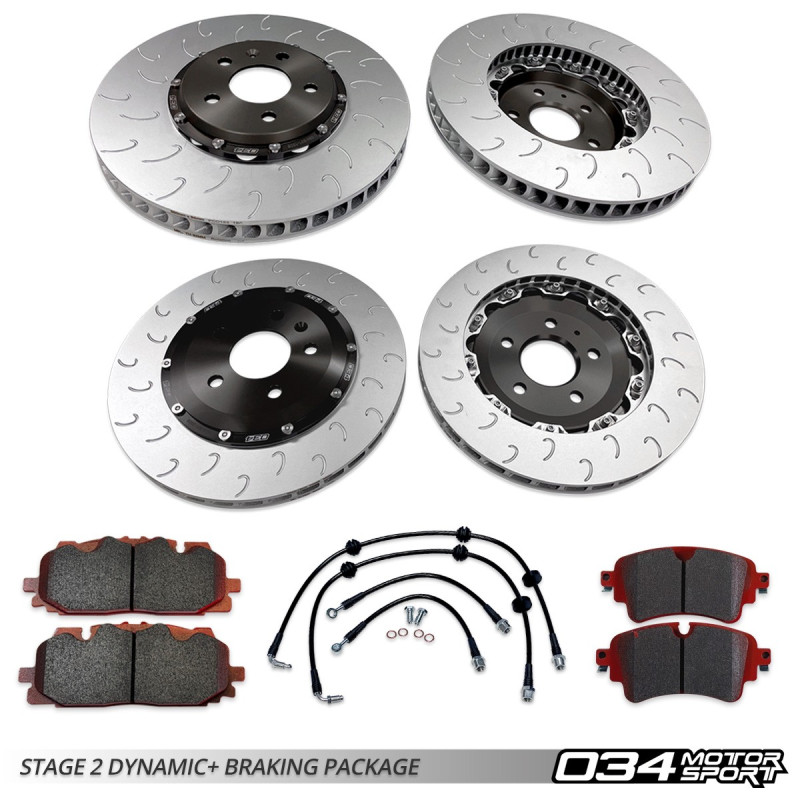 Kit de frenos Dynamic+ 034Motorsport Stage 2 para Audi S4/S5/SQ5 B9/B9.5