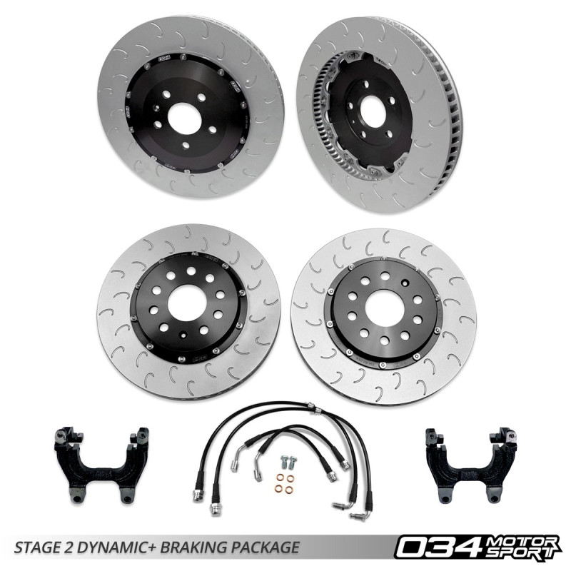 Dynamic+ Big Brake Kit 034Motorsport Stage 1 for Audi TT RS 8S 2.5 TFSI