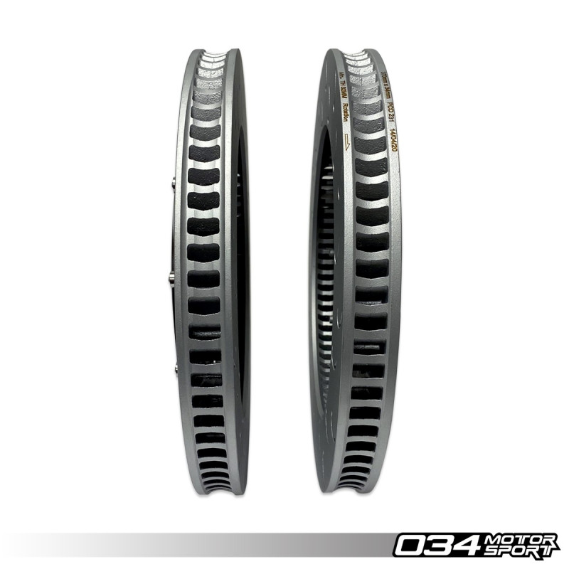 Dynamic+ Big Brake Kit 034Motorsport Stage 2 red calipers for Audi TT RS 8S 2.5 TFSI