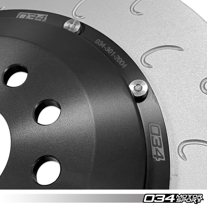 Dynamic+ Big Brake Kit 034Motorsport Stage 2 red calipers for Audi TT RS 8S 2.5 TFSI