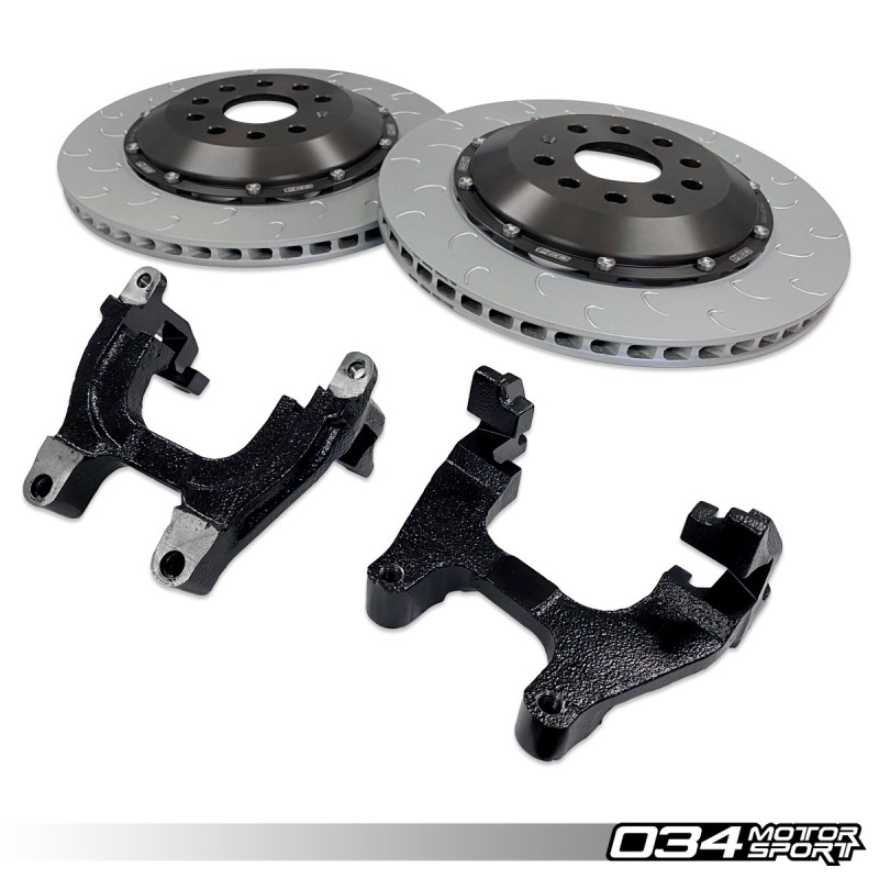Dynamic+ Big Brake Kit 034Motorsport Stage 2 black calipers for Audi RS3 8V.5 2.5 TFSI