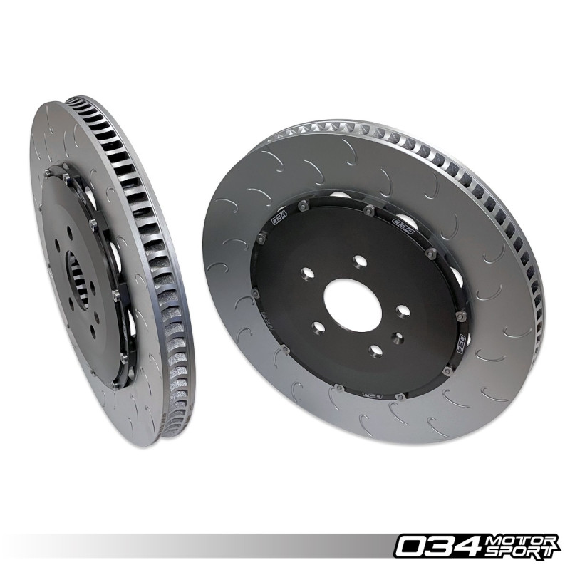 Kit disques avant flottants 2 pièces 034Motorsport 370x34 pour Audi TT RS 8S