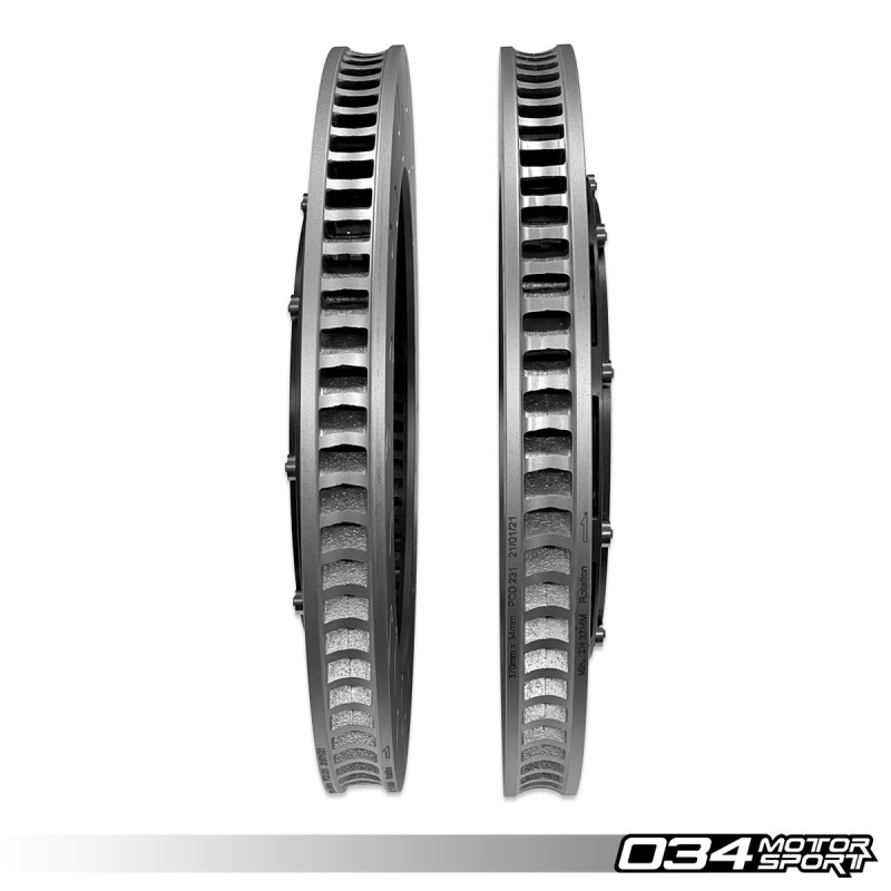 2-Piece Floating Rotor Kit, front 034Motorsport 370x34 for Audi TT RS 8S
