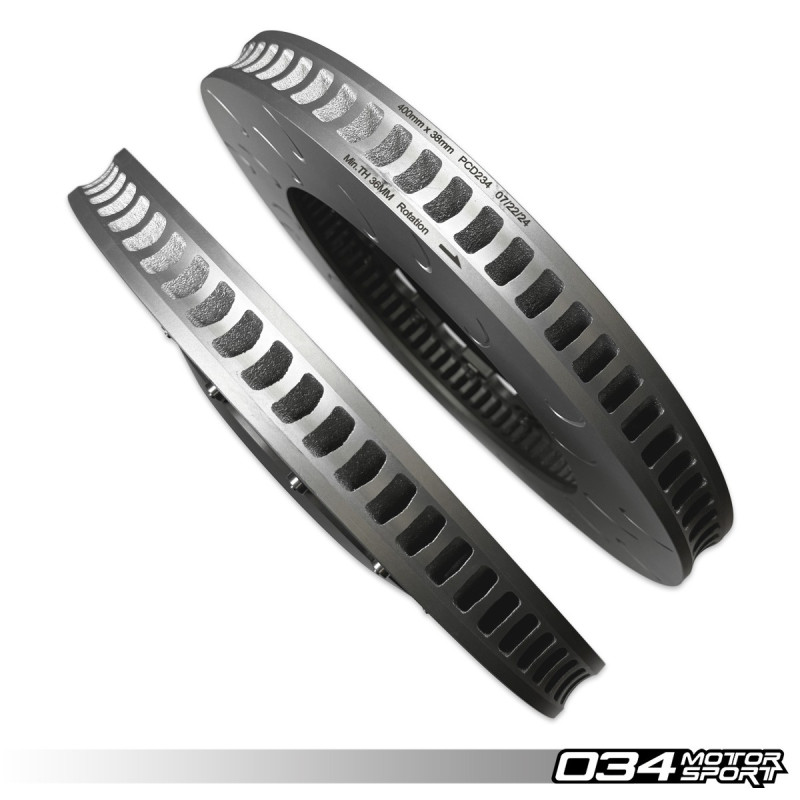 2-Piece Floating Rotor Kit, front 034Motorsport 400x38 for Audi SQ7/SQ8 4M/4M.5