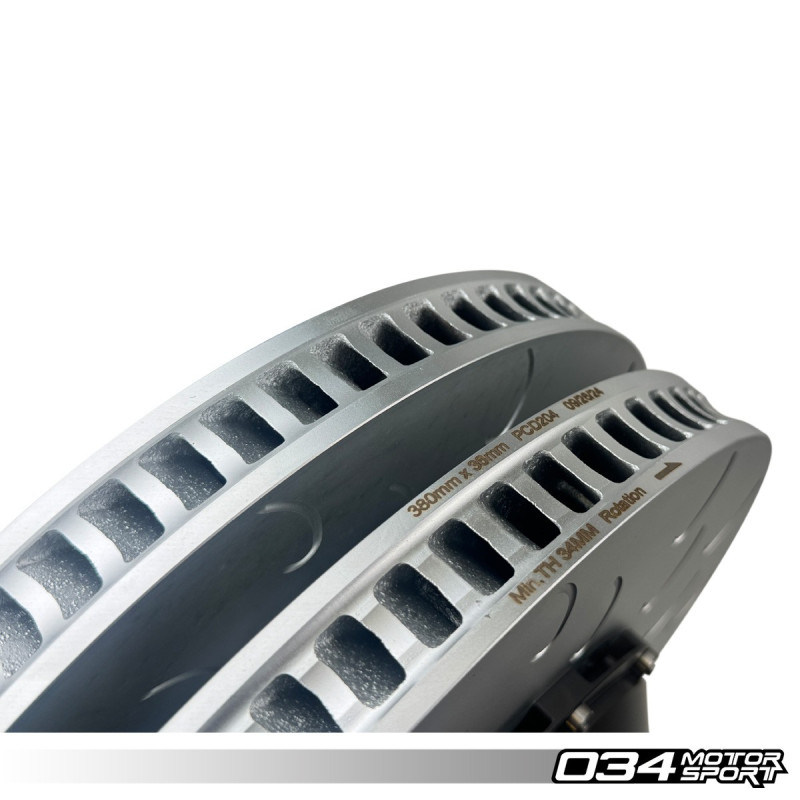 Kit disques avant flottants 2 pièces 034Motorsport 380x36 pour BMW M2/M3/M4 G8X