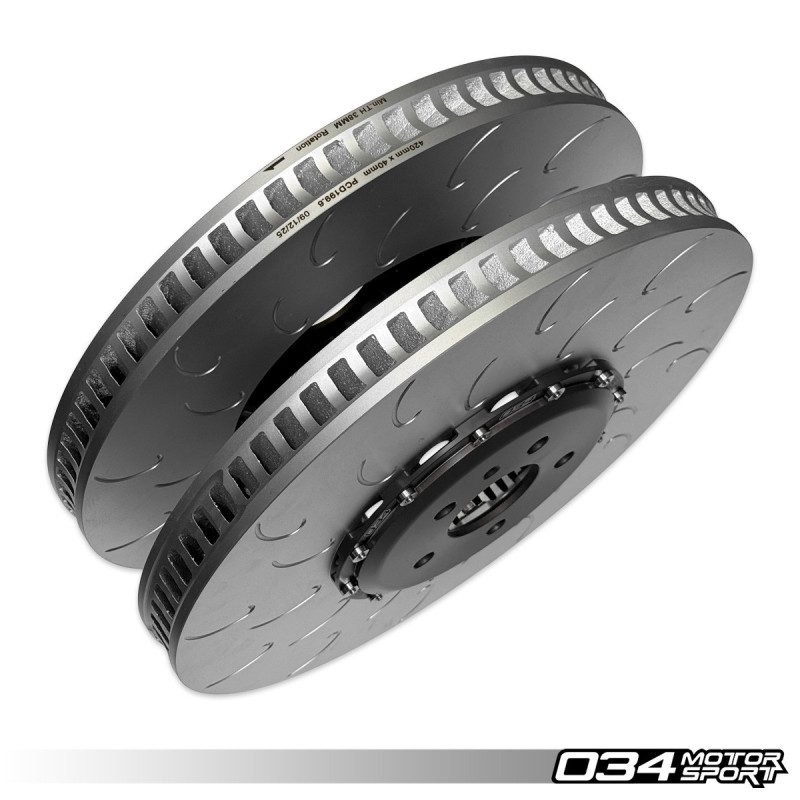 Kit disques avant flottants 2 pièces 034Motorsport 420x40 pour Audi RS6/RS7 C8