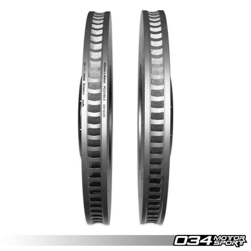 Kit disques avant flottants 2 pièces 034Motorsport 420x40 pour Audi RS6/RS7 C8