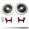 Kit de discos flotantes de 2 piezas, trasero 034Motorsport 370x22 para Audi A4/S4/A5/S5 B9/B9.5 - cloche noire