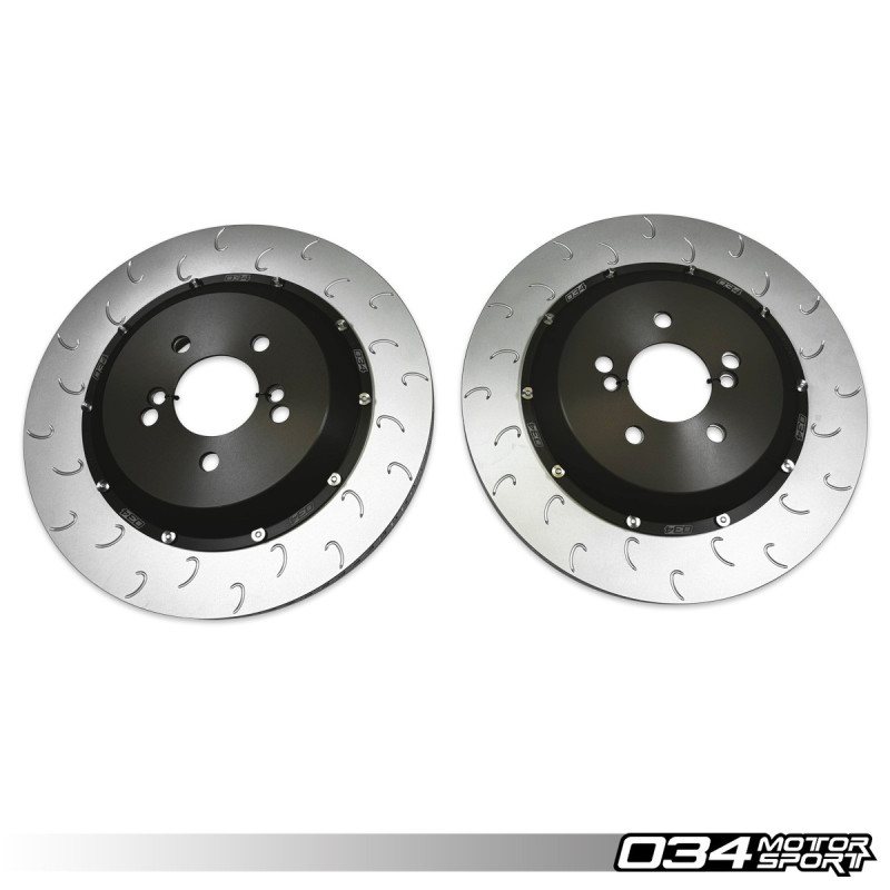 Kit disques arrière flottants 2 pièces 034Motorsport 380x28 pour BMW M2 Competition/CS, M3/M4 F8X