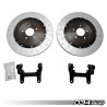 2-Piece Floating Rotor Kit, rear 034Motorsport 370x22 for Audi A4/S4/A5/S5 B9/B9.5 - cloche rouge
