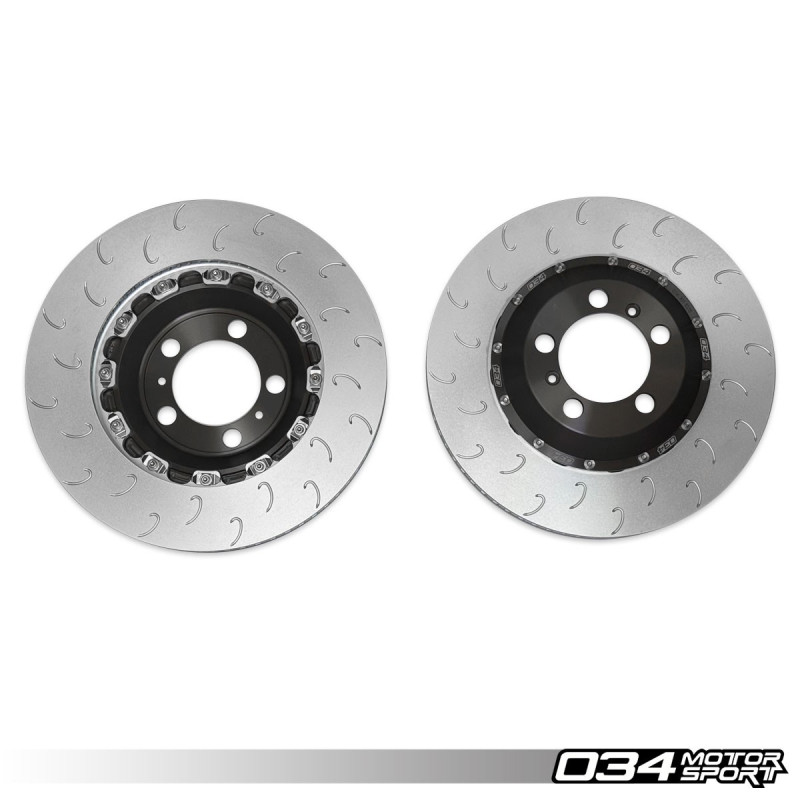 Kit de discos flotantes de 2 piezas, delantero 034Motorsport 380x34 para Porsche 911 GT3 991.1/991.2
