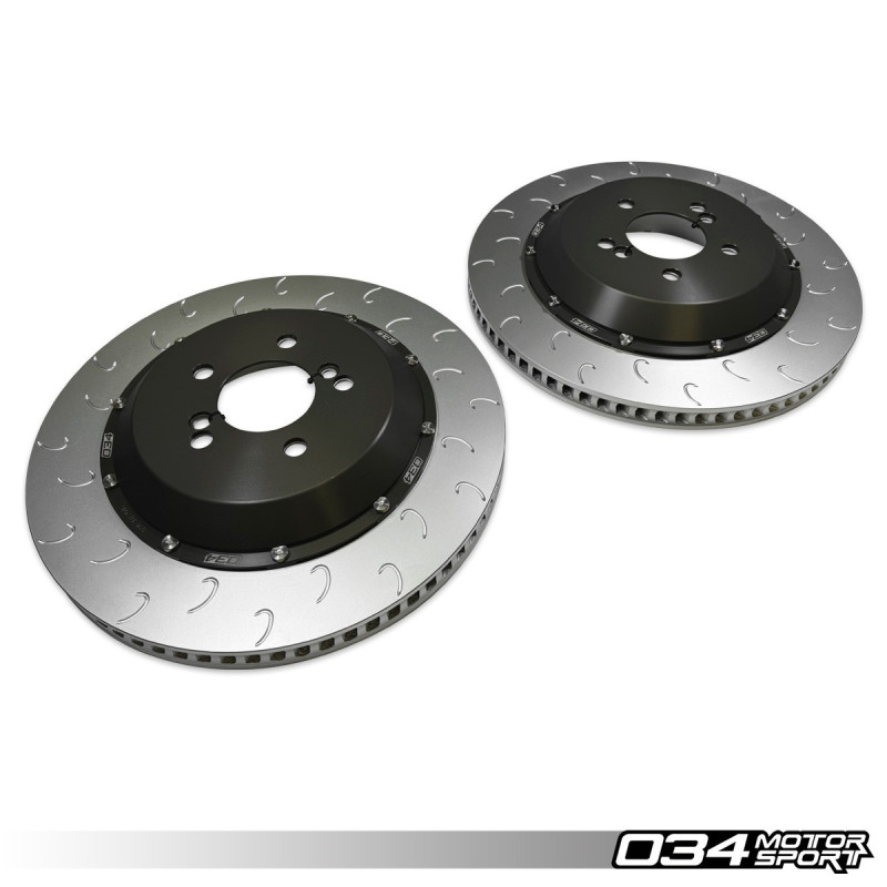 Kit dischi flottanti 2 pezzi, posteriore 034Motorsport 380x28 per BMW M2 Competition/CS, M3/M4 F8X