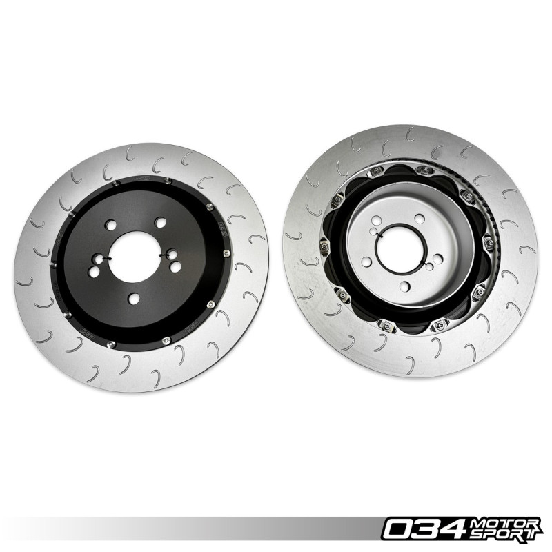 Kit dischi flottanti 2 pezzi, posteriore 034Motorsport 380x28 per BMW M2 Competition/CS, M3/M4 F8X