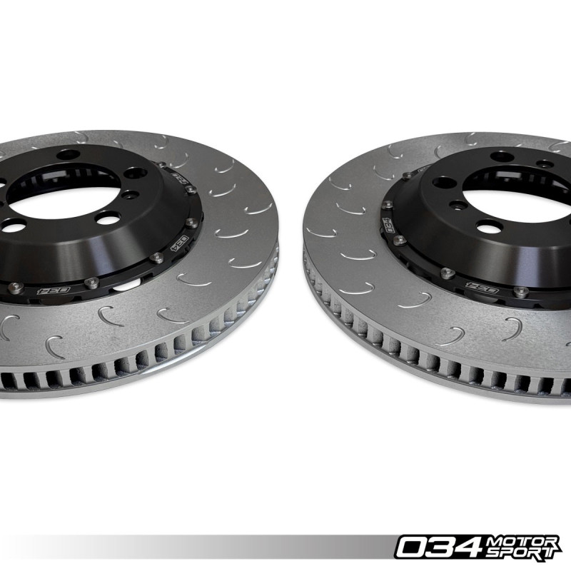 Kit disques avant flottants 2 pièces 034Motorsport 380x34 pour Porsche 911 GT3 991.1/991.2