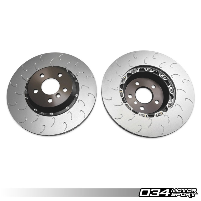 Kit de discos flotantes de 2 piezas, trasero 034Motorsport 345x24 para BMW M340i G20 y Toyota Supra A90/A91