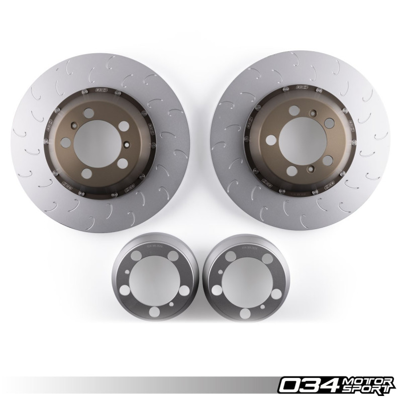 Kit disques arrière flottants 2 pièces 034Motorsport 380x30 pour Porsche 911 GT3 991.1/991.2